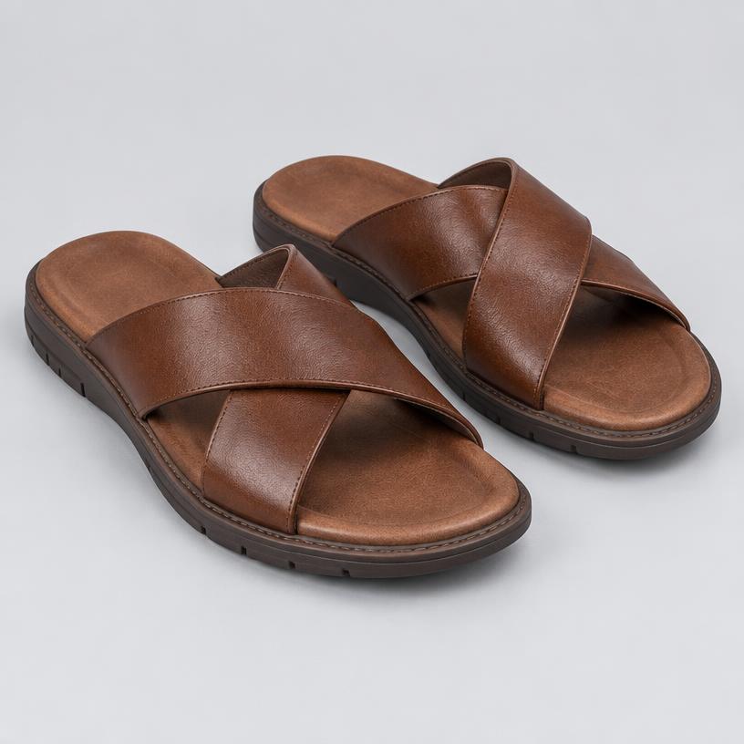 Premium Leather Slides