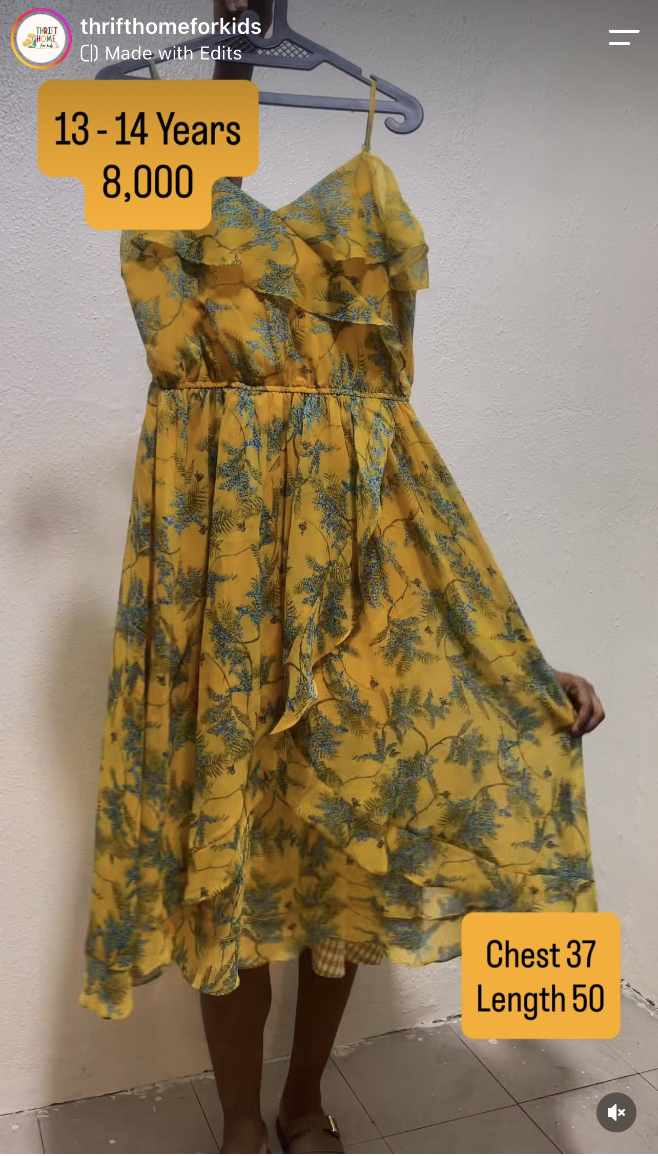 Yellow Cold Shoulder Dress