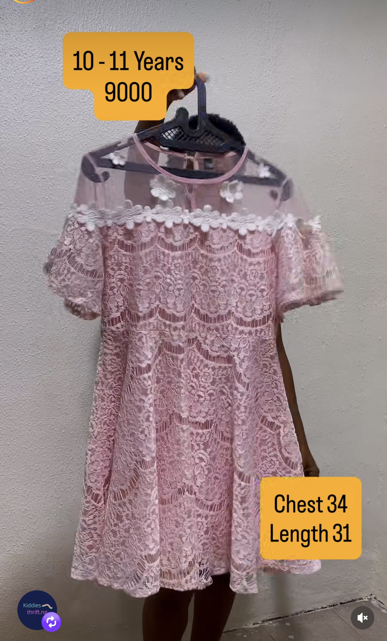 Pink Lace Dress