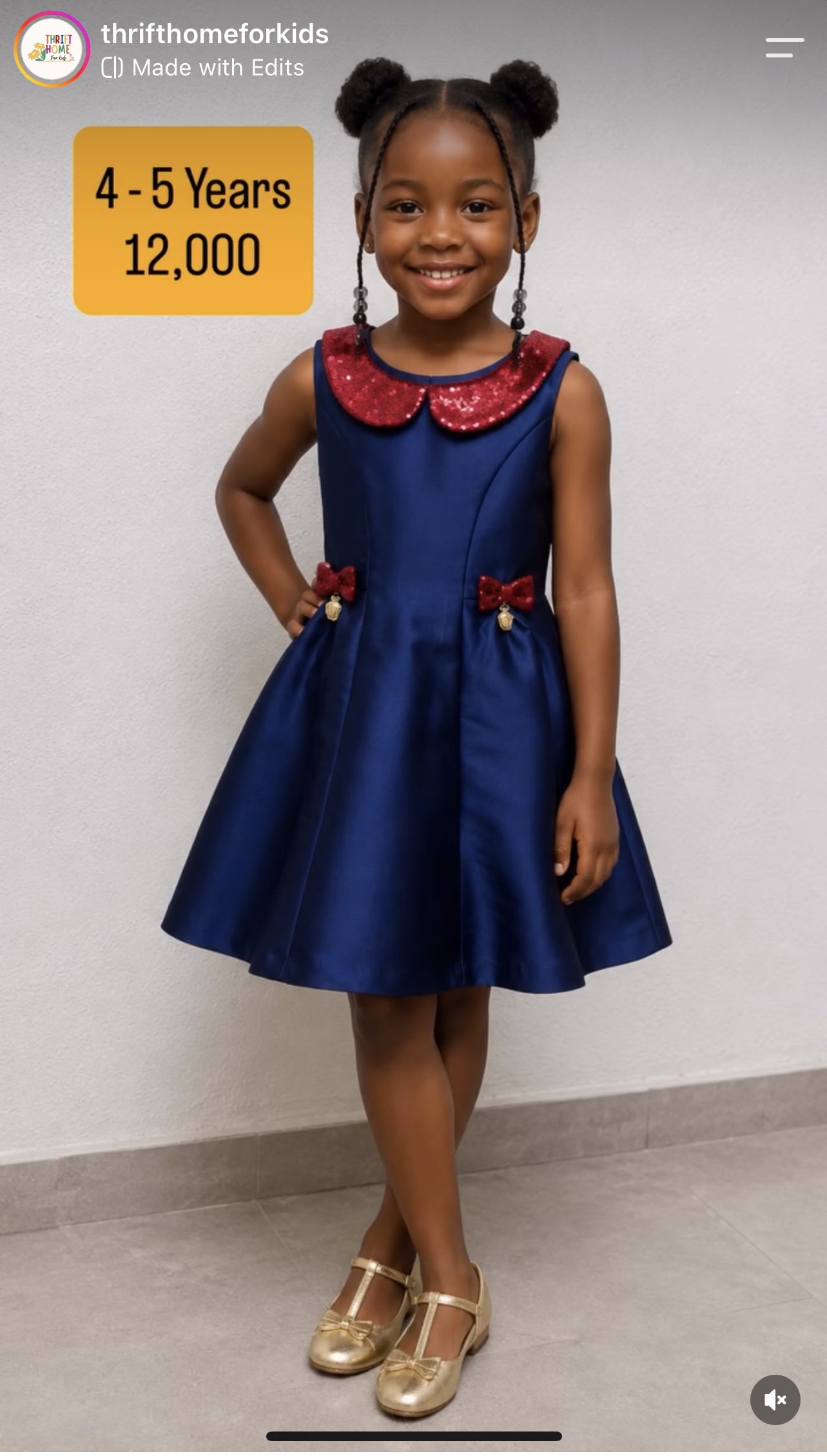 Red Sequin Collar Flare Dress